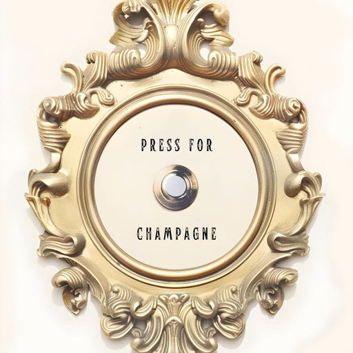 Press for Champagne Canvas Print