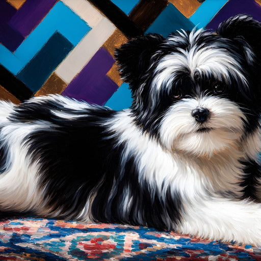 Majestic Paws Geometric Dream Canvas Print