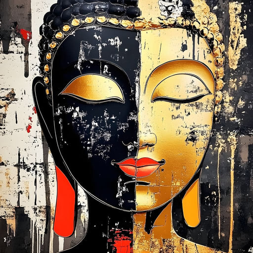 Golden Reflections Buddha Splendor Canvas Print