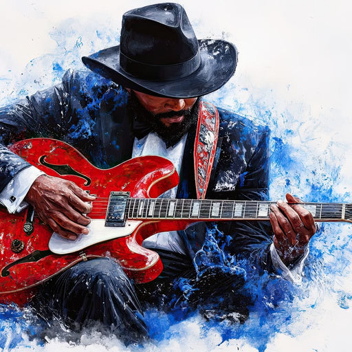 Harmony of Electric Strings Canvas Print