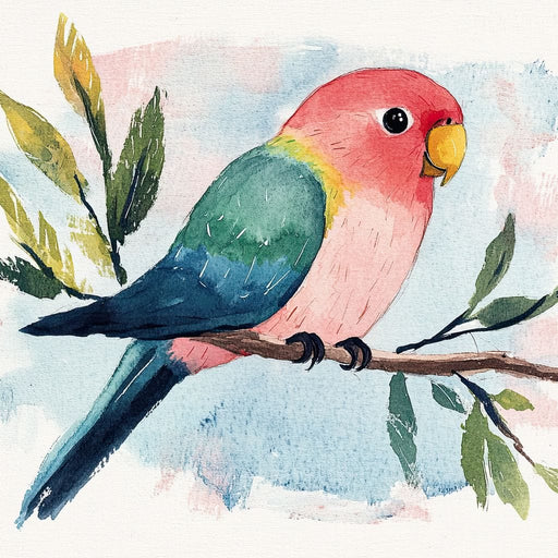 Tropical Branch Retreat Canvas Print