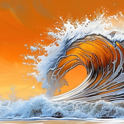 Amber Tide - TooplesArt Canvas Print