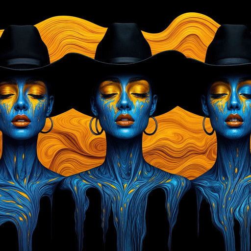 Electric Trinity - TooplesArt Canvas Print