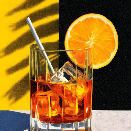 Sunlit Citrus Cocktail Study Canvas Print