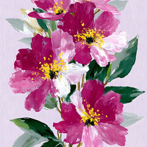 Pink Peony Garden Canvas Print