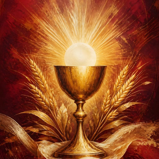 Sacred Grain and Golden Cup Canvas Print