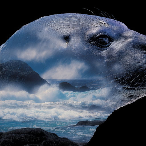 Coastal Seal Ocean Reverie Canvas Print