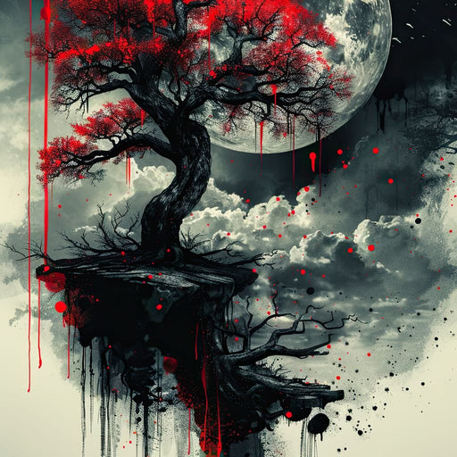 Lunar Blossom Drifts Canvas Print