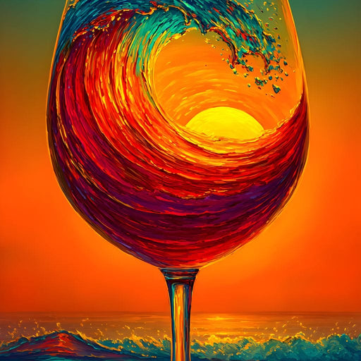 Sunlit Wave Enchantment Canvas Print