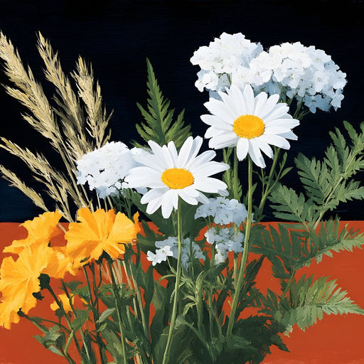 Wildflower Gathering Radiance Canvas Print