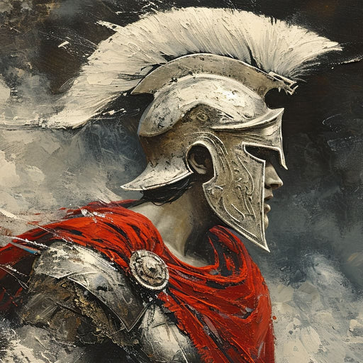 Hellenic Valor Canvas Print