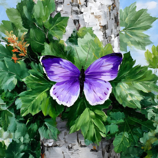 Fluttering Nature's Embrace Canvas Print