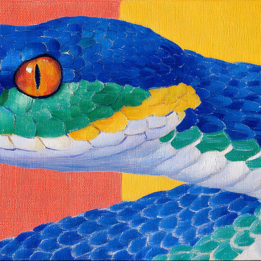 Sapphire Coil Radiance Canvas Print