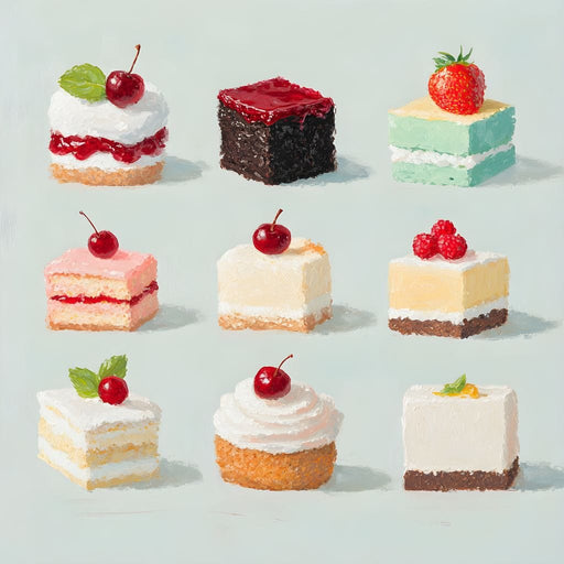 Sweet Slice Delight Tableau Canvas Print