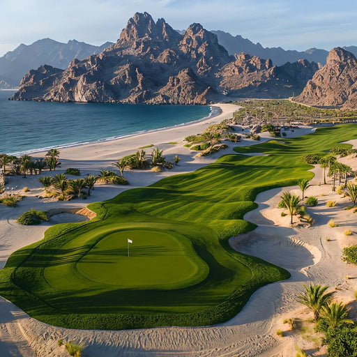 Serenity Greens by the Sea Canvas Print