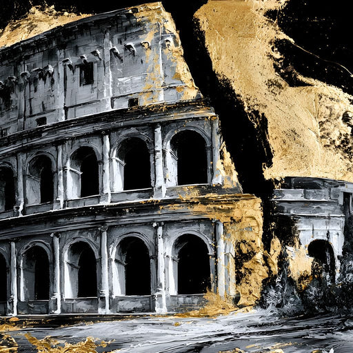 Gilded Ruins of Ancient Rome Canvas Print
