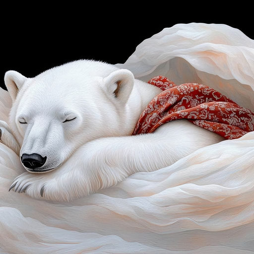 Slumbering Elegance - TooplesArt Canvas Print