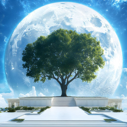 Celestial Tree Sanctuary Canvas Print