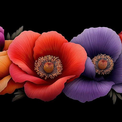 Blooming Florals - TooplesArt Canvas Print