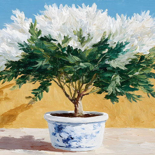 White Chrysanthemum Canvas Print