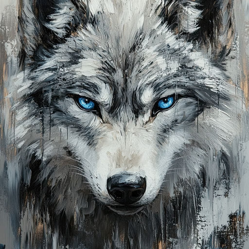 Sovereign Wolf's Stare Canvas Print