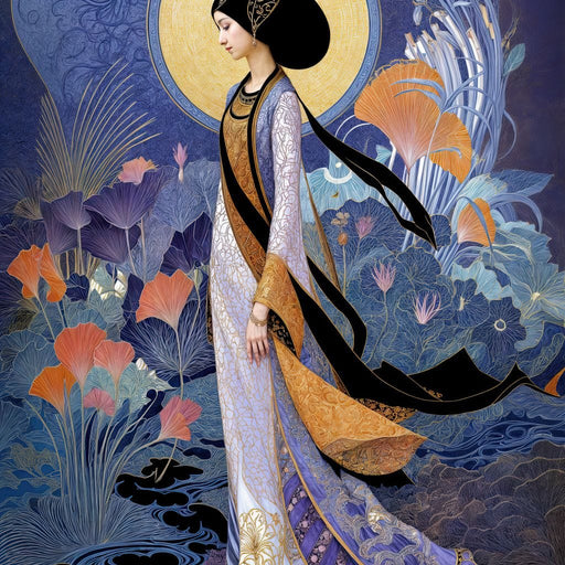 Moonlit Grace - TooplesArt Canvas Print