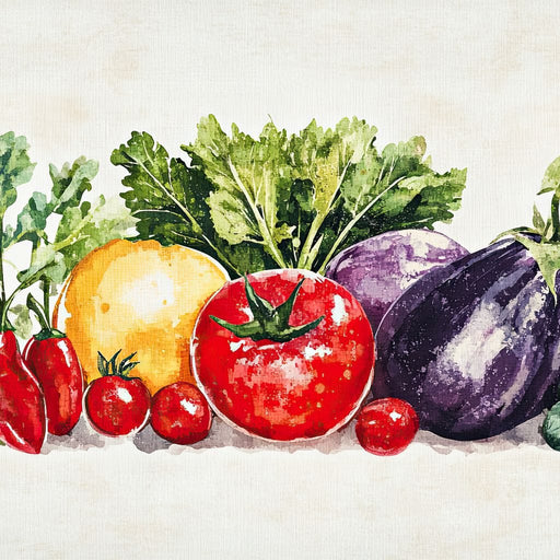 Harvest Symphony of Color Canvas Print