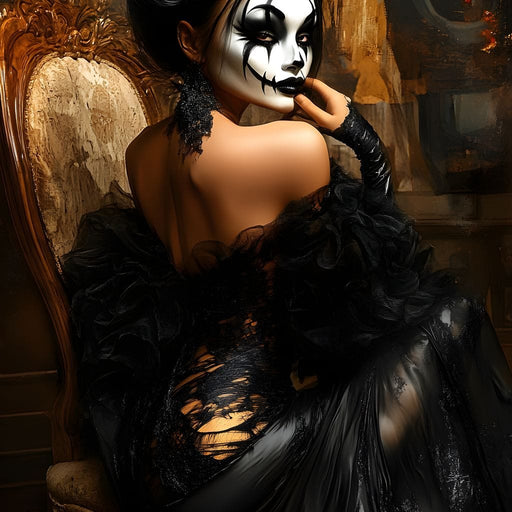 Enigma of Refined Masquerade Canvas Print