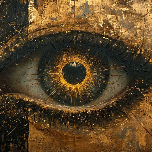 Golden Glimpse Into the Soul Canvas Print