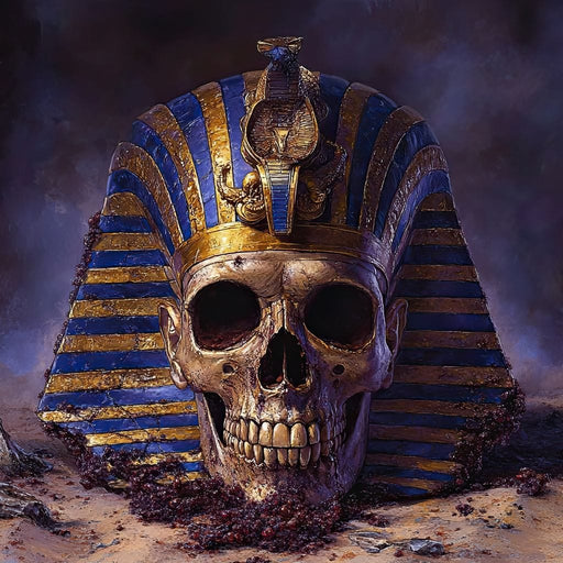 Pharaohs Unearthed Legacy - Raven Blackwood Canvas Print