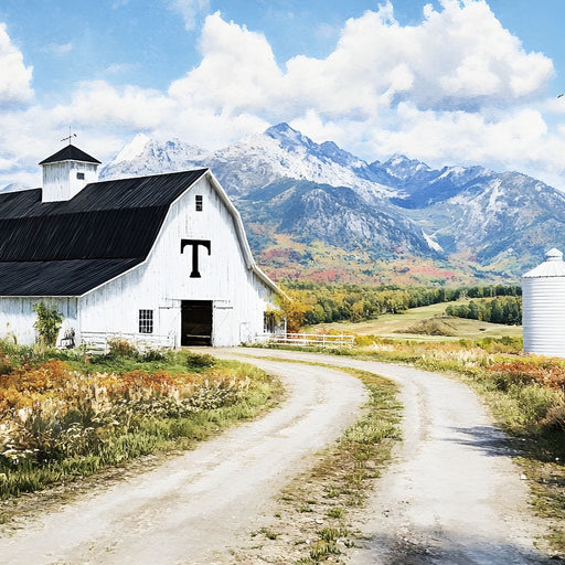 Pathway to Country Bliss Canvas Print