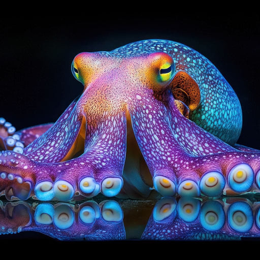 Chromatic Cephalopod - TooplesArt Canvas Print