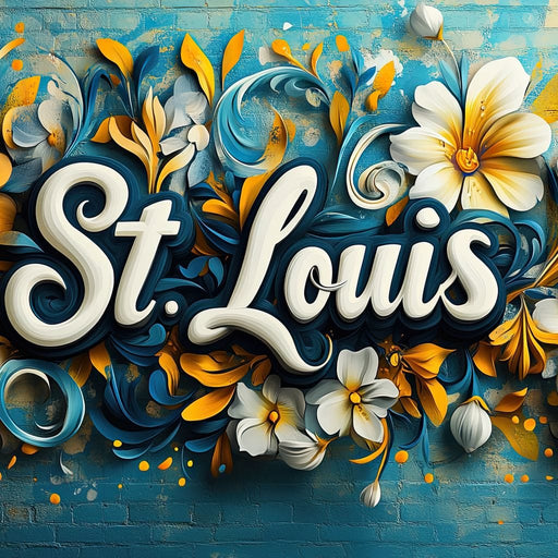 St Louis Foral Symphony Canvas Print