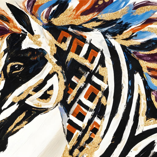 Golden Mane Illusion - Alicia Smith Canvas Print