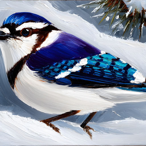 Winter Plume Tranquility Canvas Print