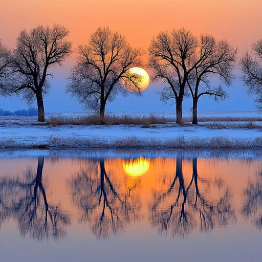 Equinox Reflections - TooplesArt Canvas Print