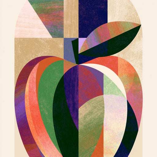 Geometric Harvest Of Orchard Geometry Canvas Print