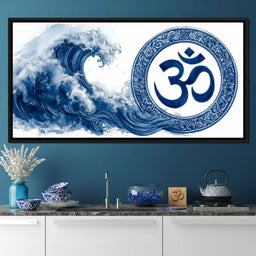 Indigo Om Mandala Meditation