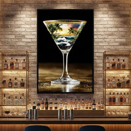 Tropical Sunset Cocktail Dream