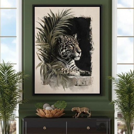 Silent Watcher at Stone Edge Canvas Print