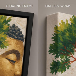 Golden Tranquility Branches_framing_collage