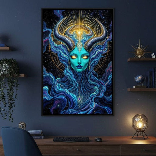 Cosmic Empress 2 - TooplesArt Canvas Print