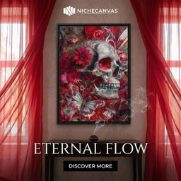 Rose Petal Skull Garden Feast