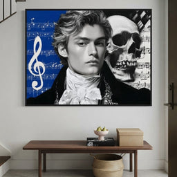 Baroque Composer Facing Mortality - entry hall mockup
