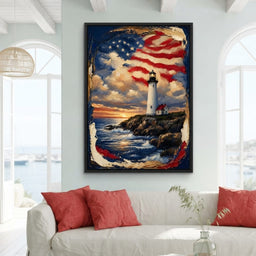 Beacon of the Coastal Morning Light - room mockup 1
