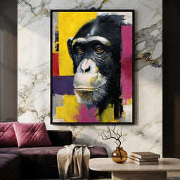 Bold Chimp Portrait Pop Mood - room mockup 11