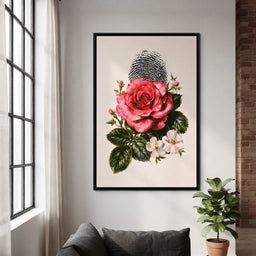 Botanical Impressions of a Human Legacy - living room mockup
