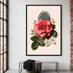 Botanical Impressions of a Human Legacy - entry hall mockup
