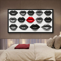 Breaking The Monotone Rhythm Red Lips - room mockup 5