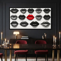 Breaking The Monotone Rhythm Red Lips - room mockup 8